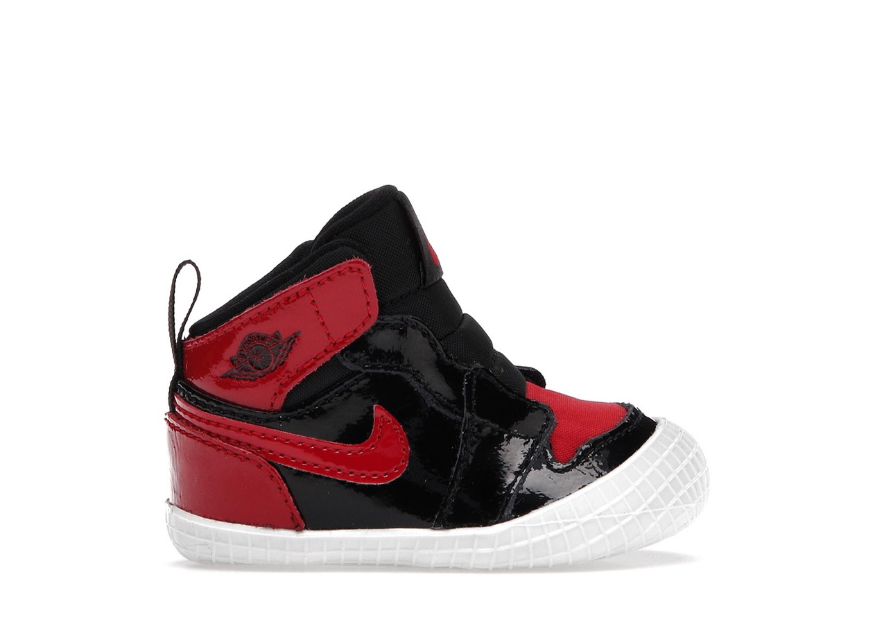 Jordan 1 Crib Bootie Bred Patent (I)