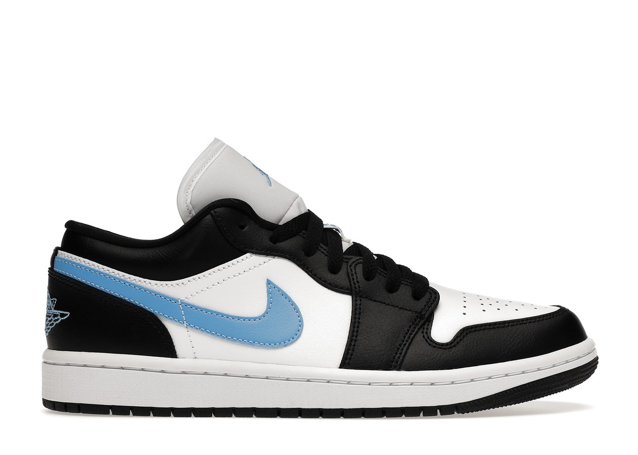 Jordan 1 Low Black University Blue White (W)