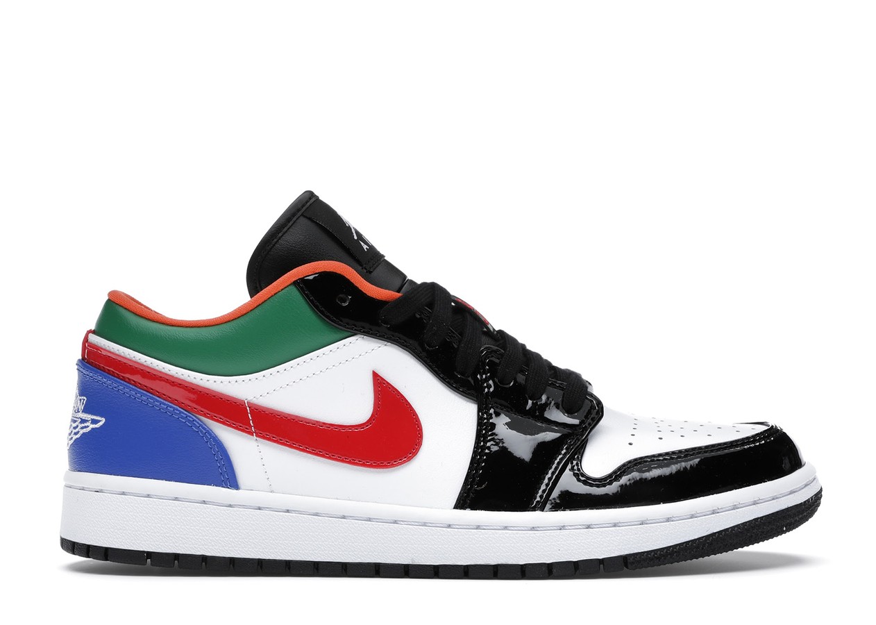 Jordan 1 Low Multi-Color Black Toe (W)