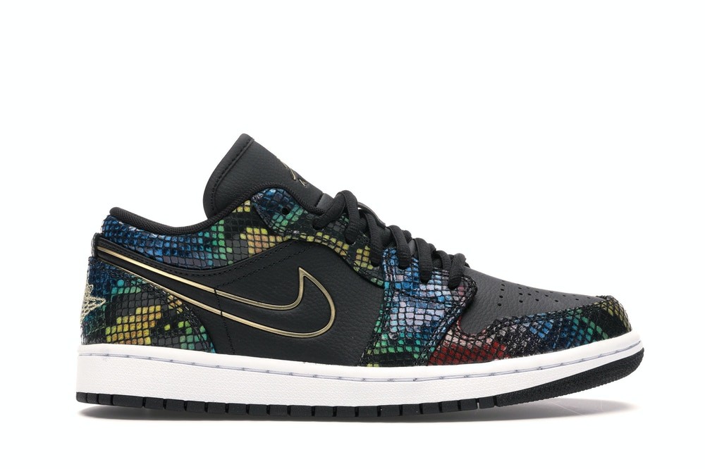 Jordan 1 Low Multicolor Snakeskin (2020) (W)