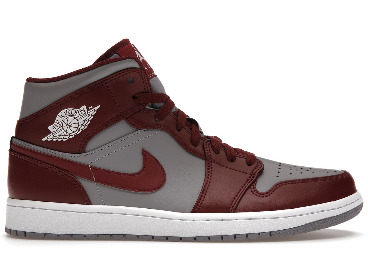 Jordan 1 Mid Cherrywood Red