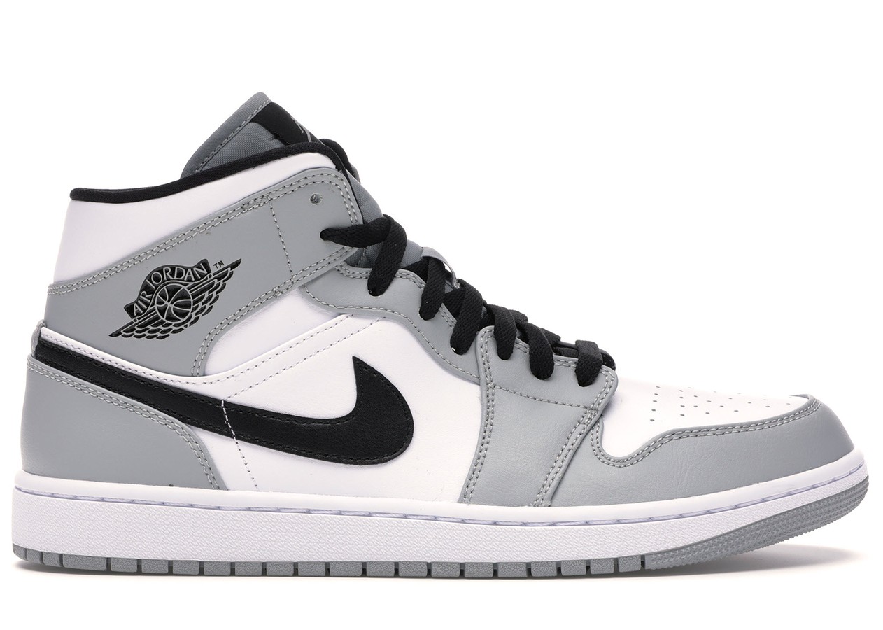 Jordan 1 Mid Light Smoke Grey