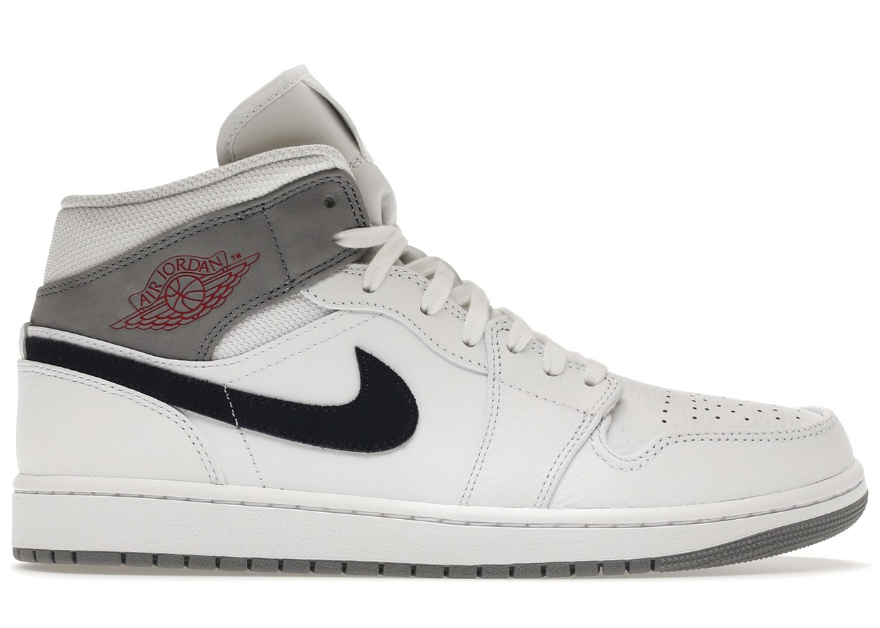 Jordan 1 Mid Paris White