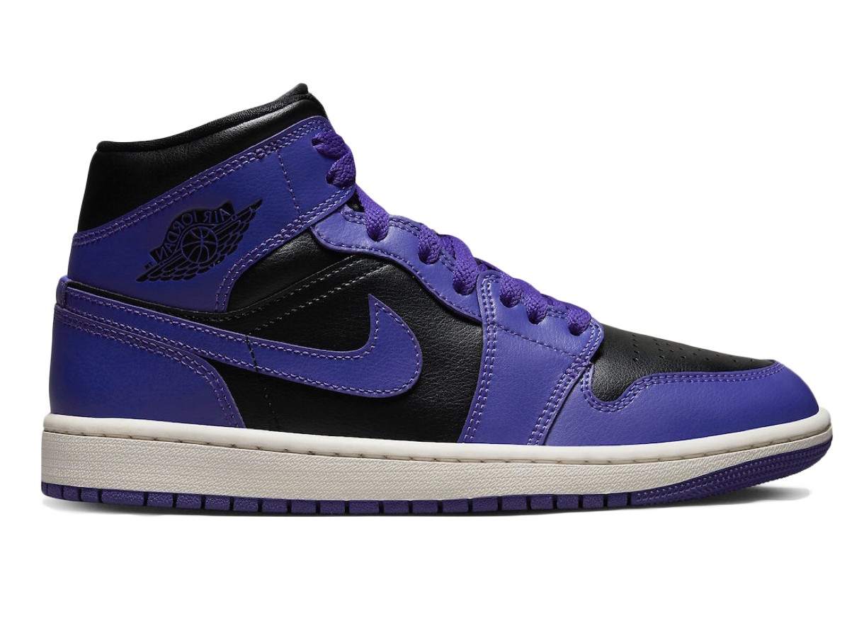 Jordan 1 Mid Purple Black (W)