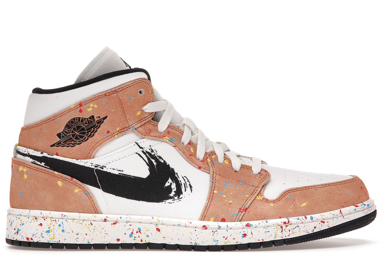 Jordan 1 Mid SE Brushstroke