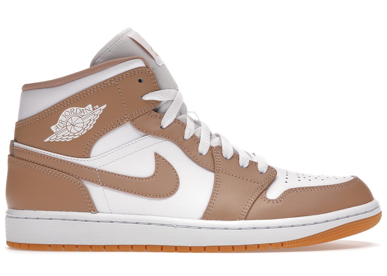 Jordan 1 Mid Tan Gum