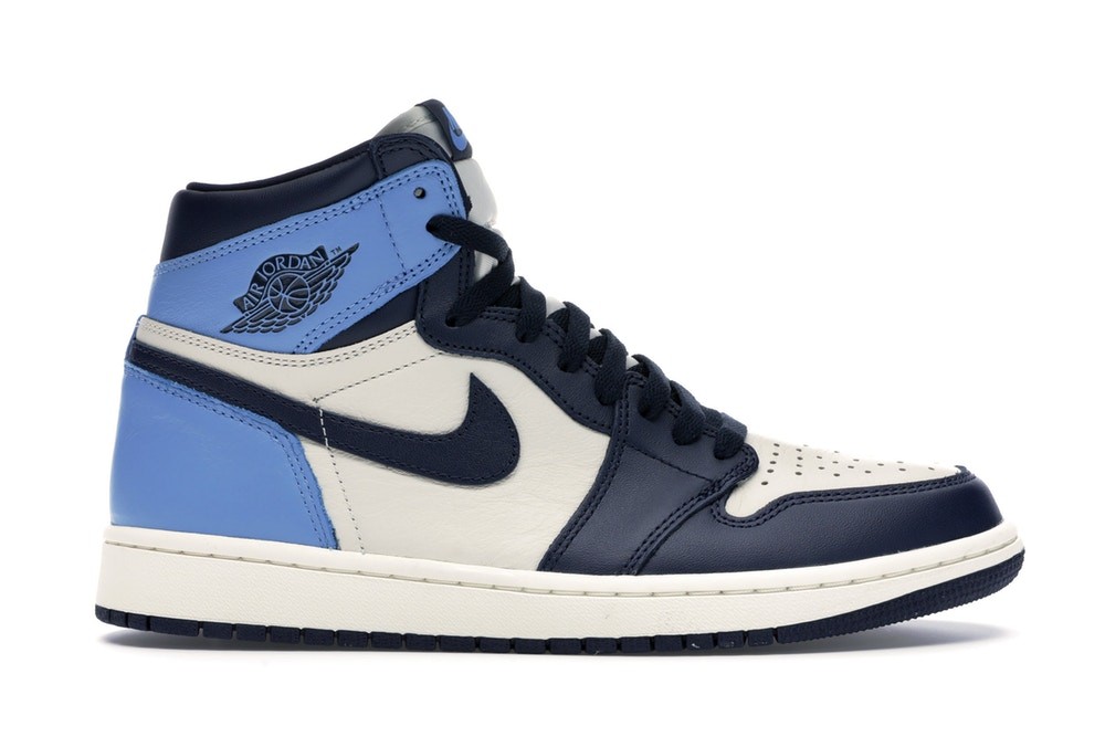 Jordan 1 Retro High Obsidian UNC