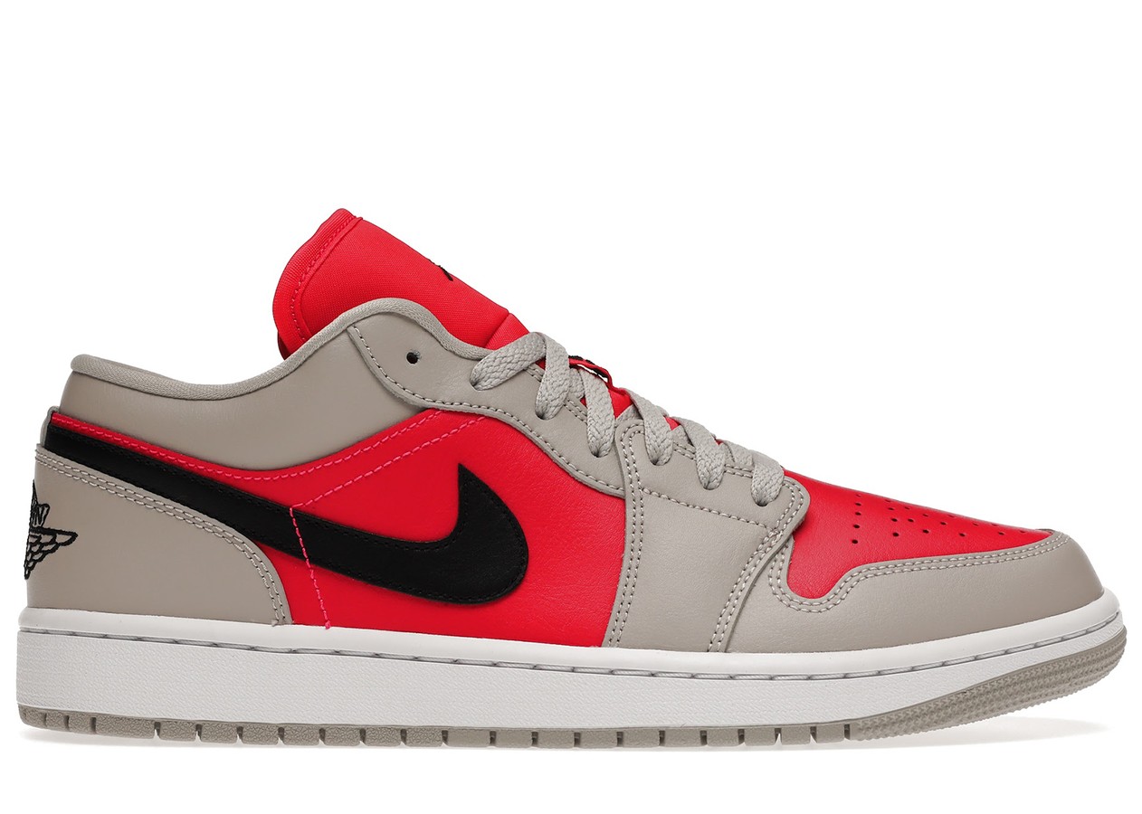 Jordan 1 Retro Low Light Iron Ore Siren Red (W)