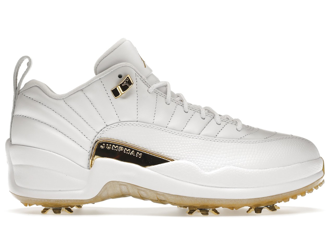 Jordan 12 Golf Metallic Gold