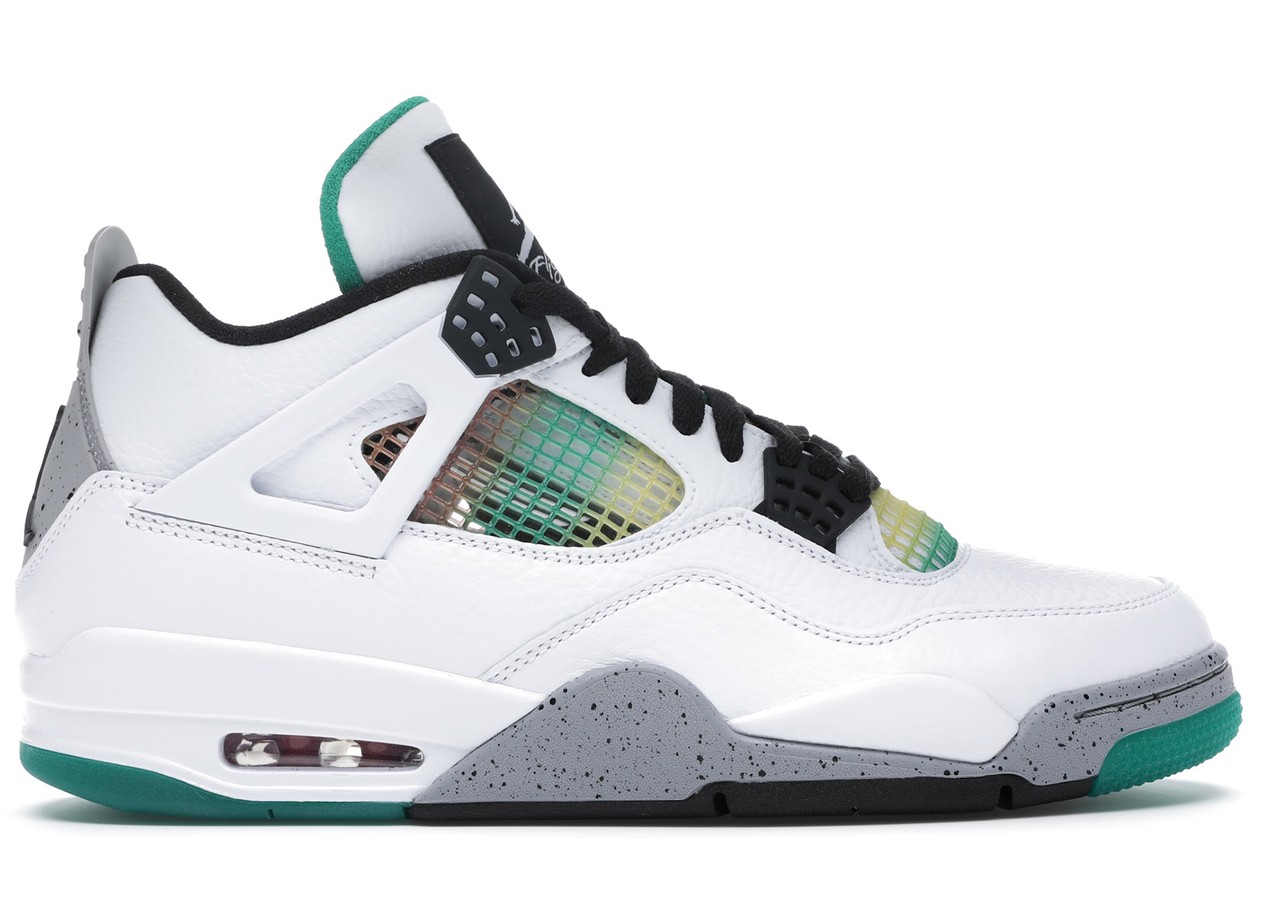 Jordan 4 Retro Lucid Green Rasta (W)