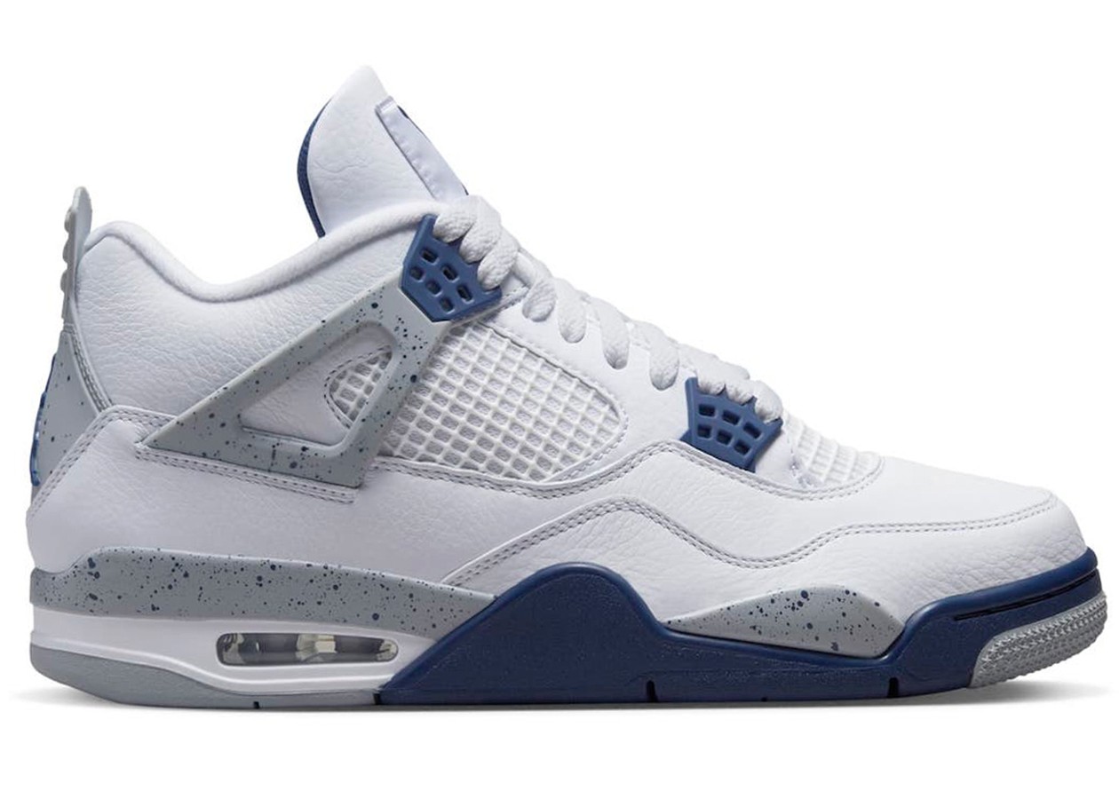 Jordan 4 Retro White Midnight Navy