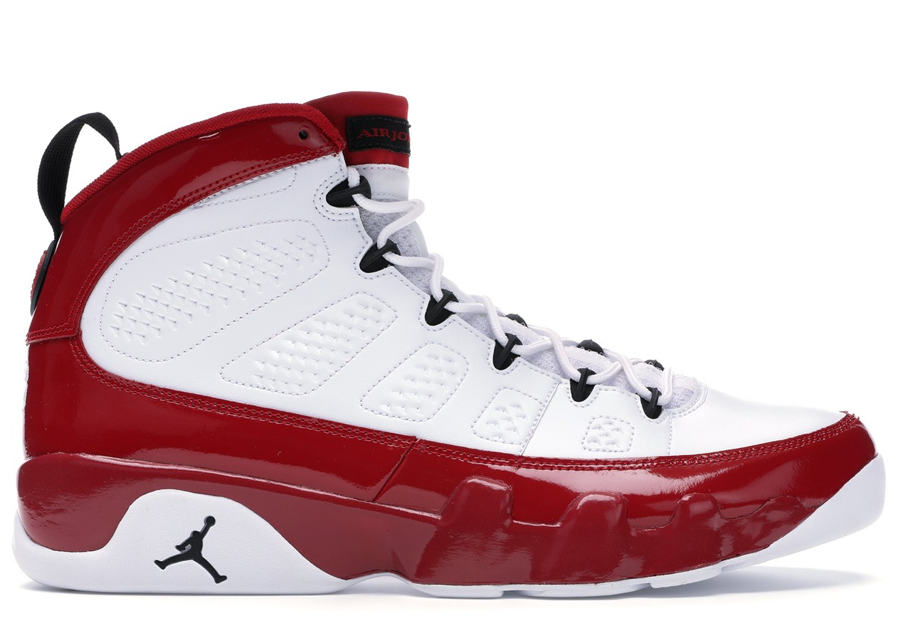 Jordan 9 Retro White Gym Red