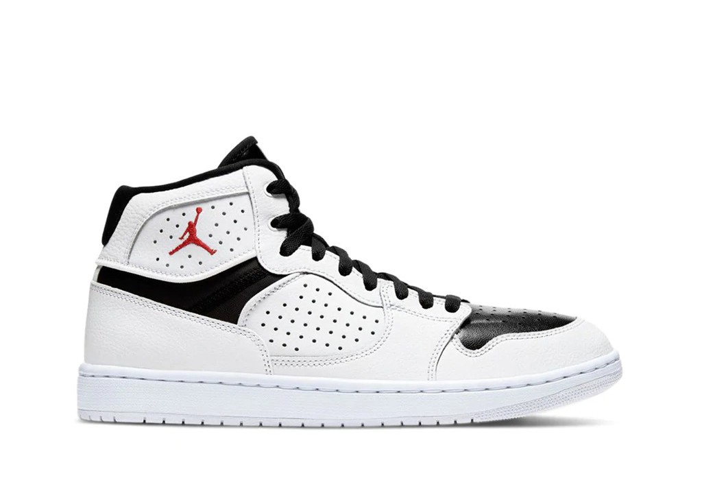 Jordan Access White Black University Red