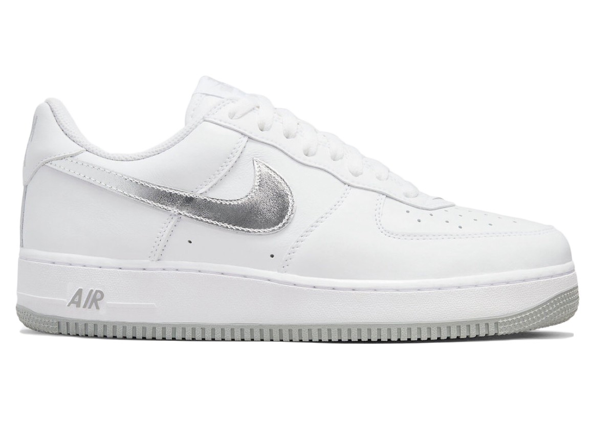 Nike Air Force 1 '07 Low Color of the Month White Metallic Silver