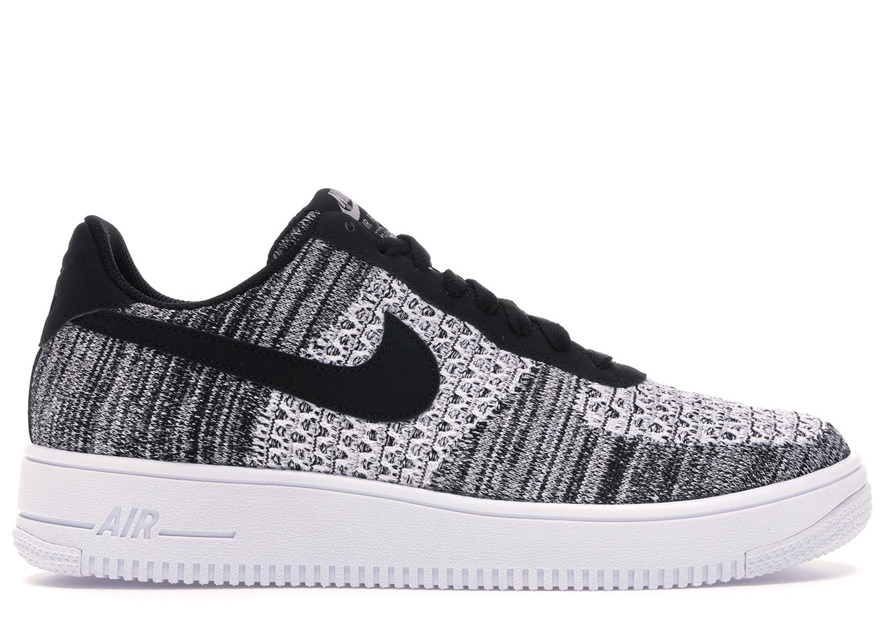 Nike Air Force 1 Flyknit 2 Black Pure Platinum