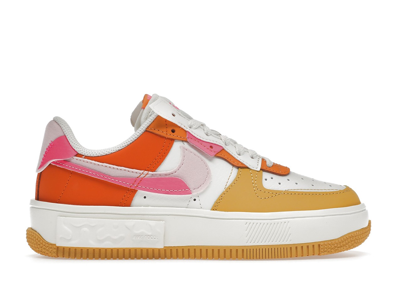 Nike Air Force 1 Fontanka Summit White Yellow Orange (W)