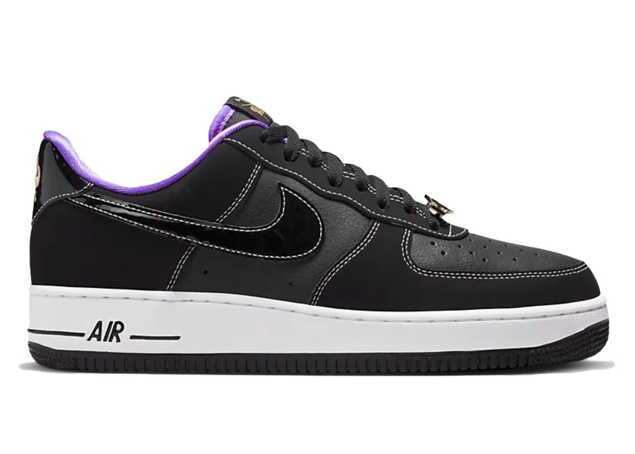 Nike Air Force 1 Low '07 LV8 World Champ Black Purple