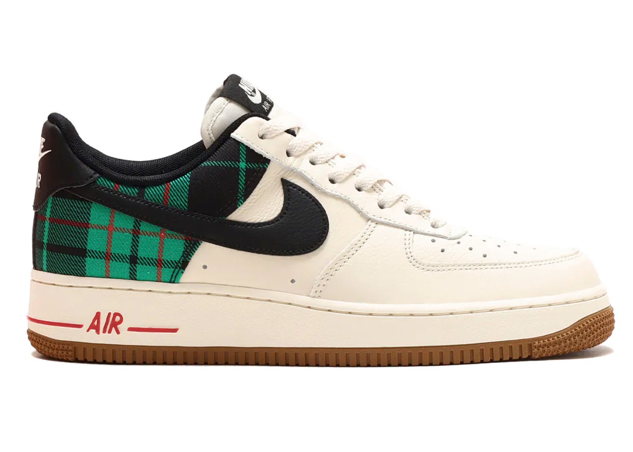 Nike Air Force 1 Low '07 LX Plaid Pale Ivory Stadium Green