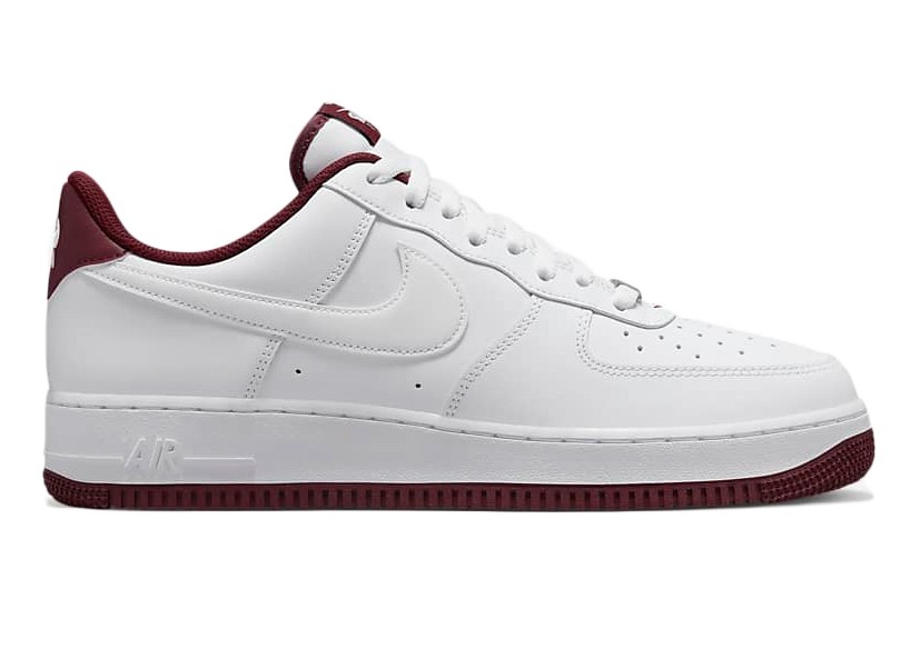 Nike Air Force 1 Low '07 White Dark Beetroot