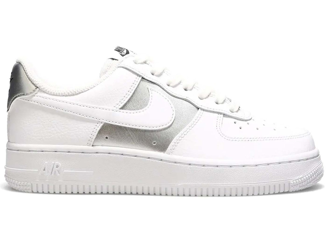 Nike Air Force 1 Low '07 White Metallic Silver (2022) (W)