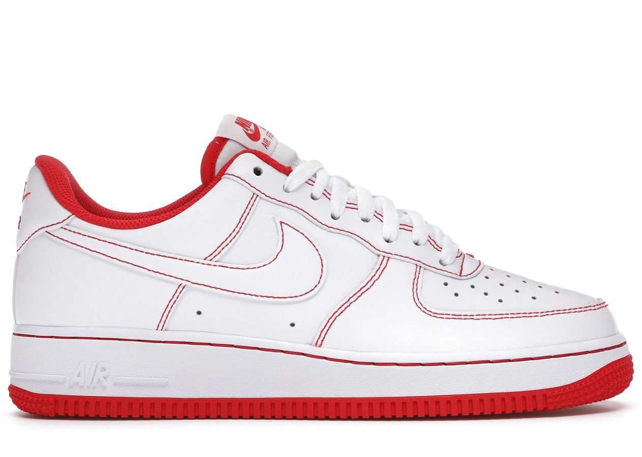 Nike Air Force 1 Low '07 White University Red