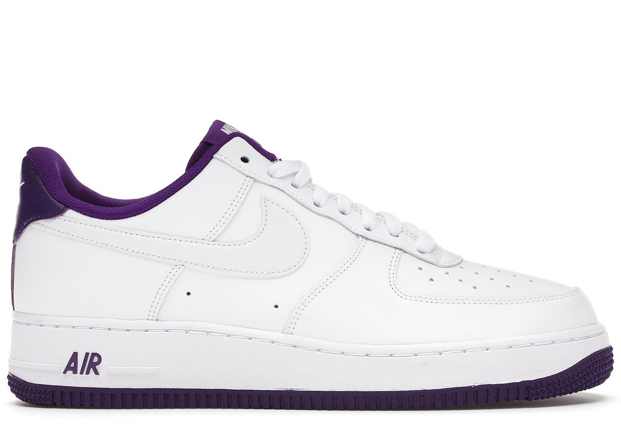 Nike Air Force 1 Low '07 White Voltage Purple