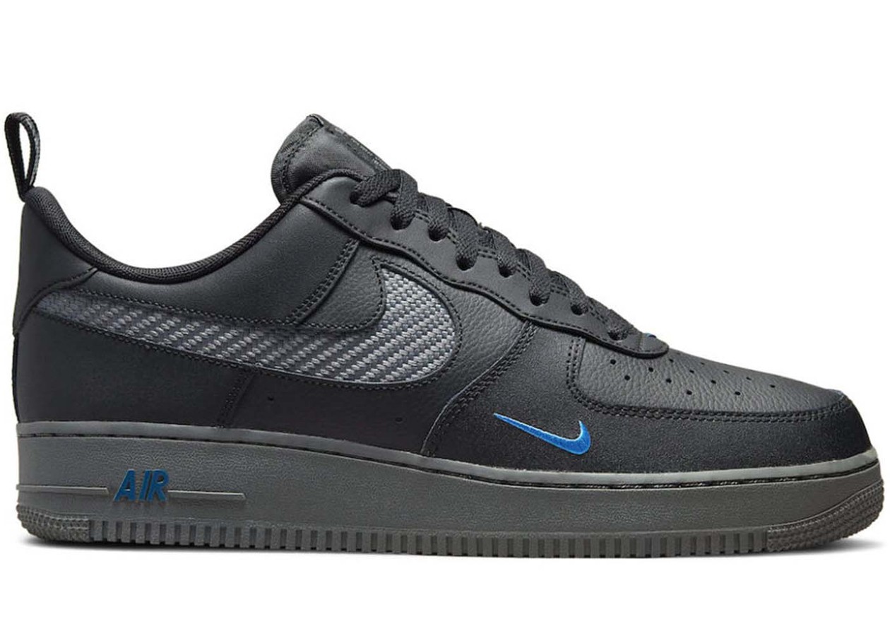 Nike Air Force 1 Low Black Royal Carbon Fiber