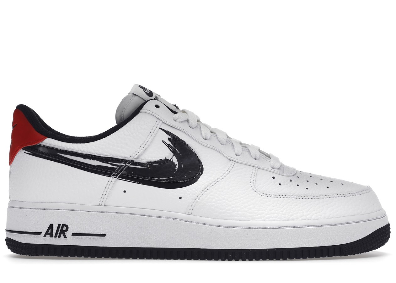 Nike Air Force 1 Low Brushstroke White Black