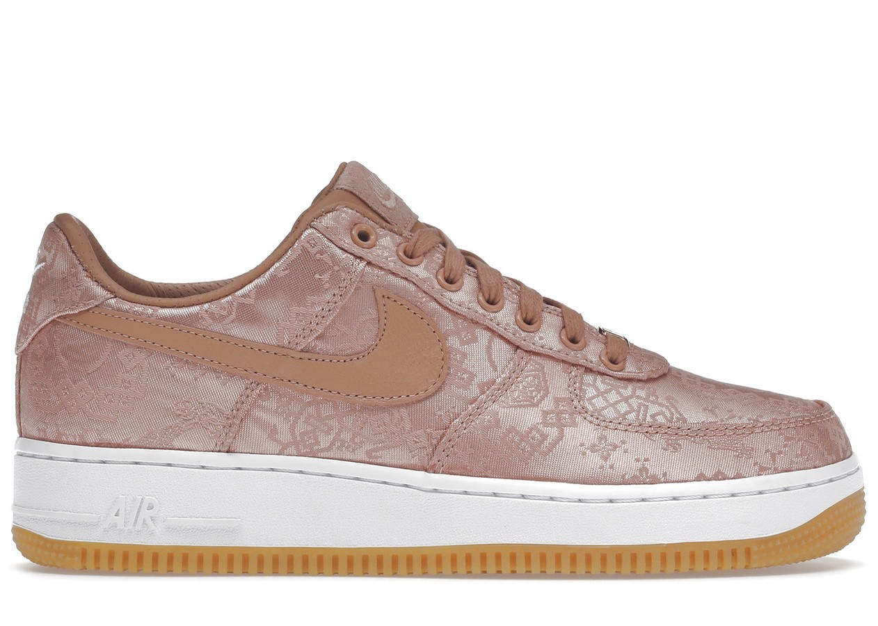 Nike Air Force 1 Low CLOT Rose Gold Silk (Regular Box)