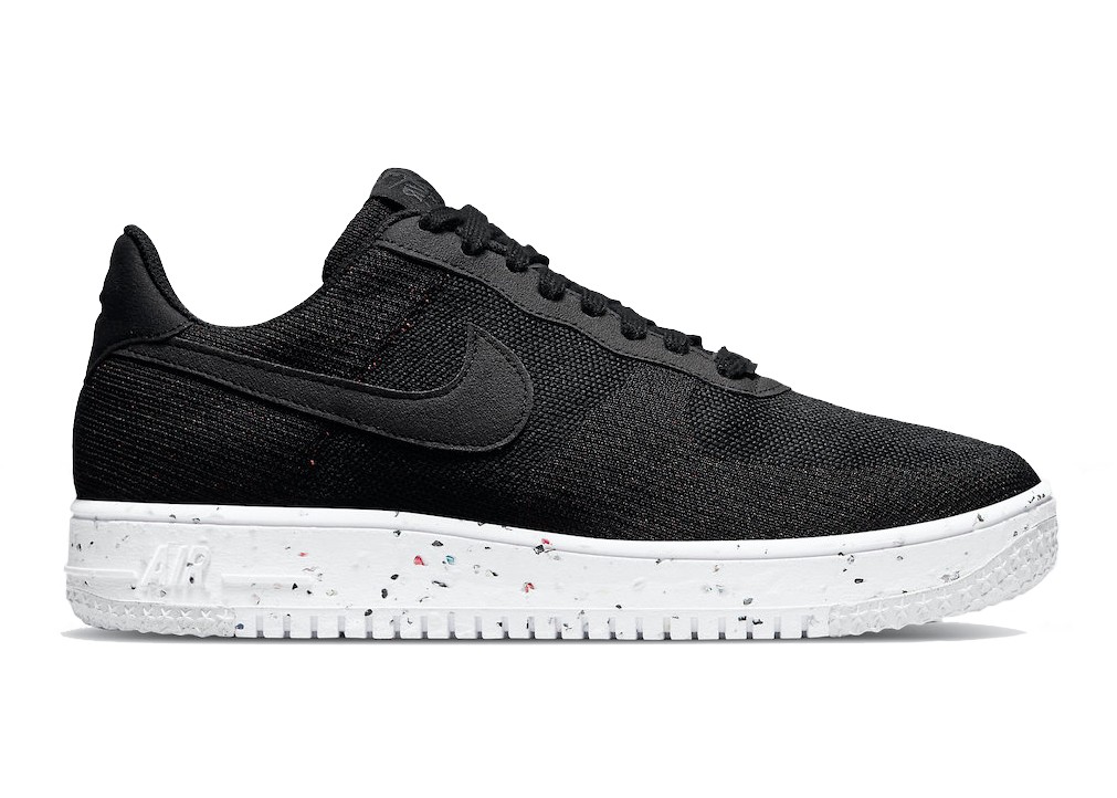 Nike Air Force 1 Low Crater Flyknit Black White