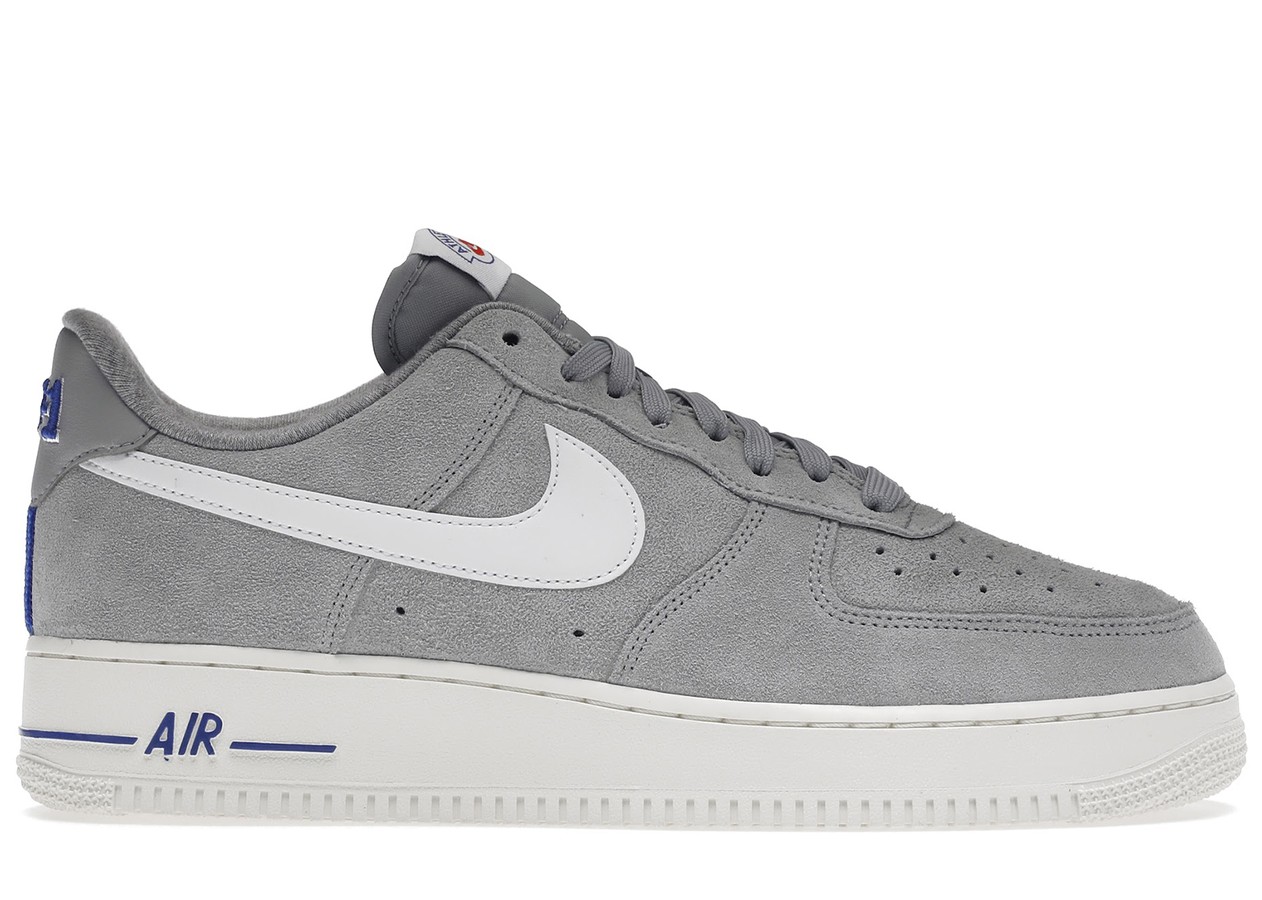 Nike Air Force 1 Low Light Smoke Grey White Sail Hyper Royal