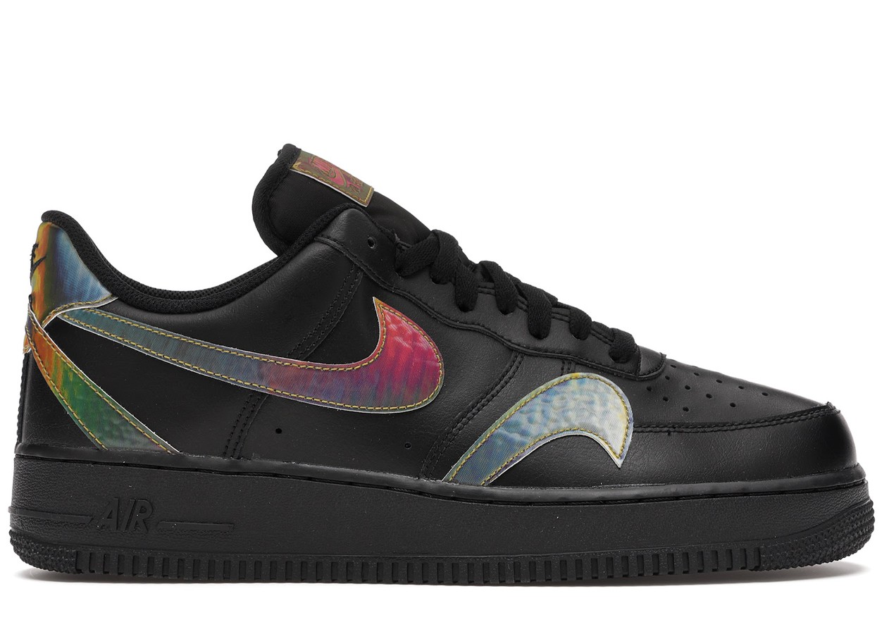 Nike Air Force 1 Low Misplaced Swooshes Black Multi