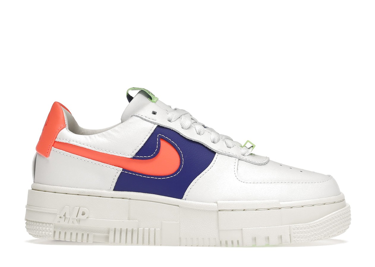 Nike Air Force 1 Low Pixel White Concord Crimson (W)