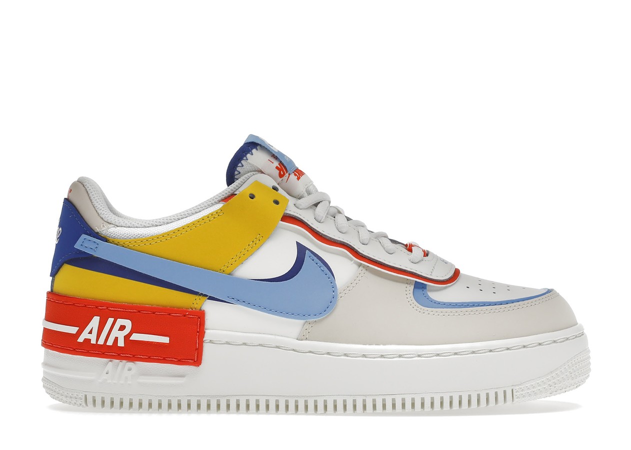 Nike Air Force 1 Low Shadow Sail Game Royal Rush Orange University Blue (W)