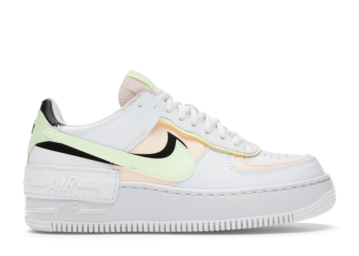 Nike Air Force 1 Low Shadow Summit White Barely Volt Crimson Tint (W)