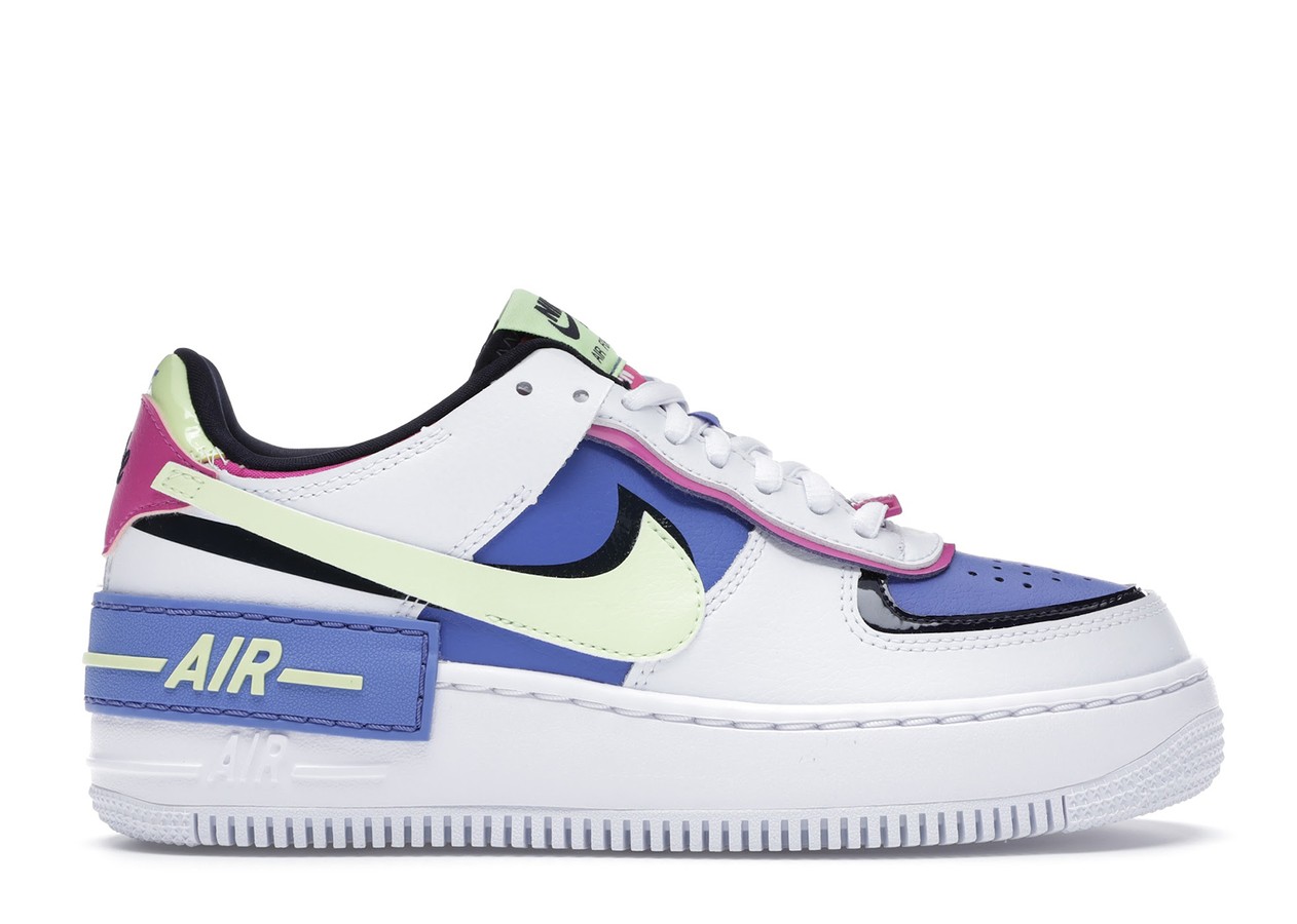 Nike Air Force 1 Low Shadow White Sapphire Barely Volt (W)