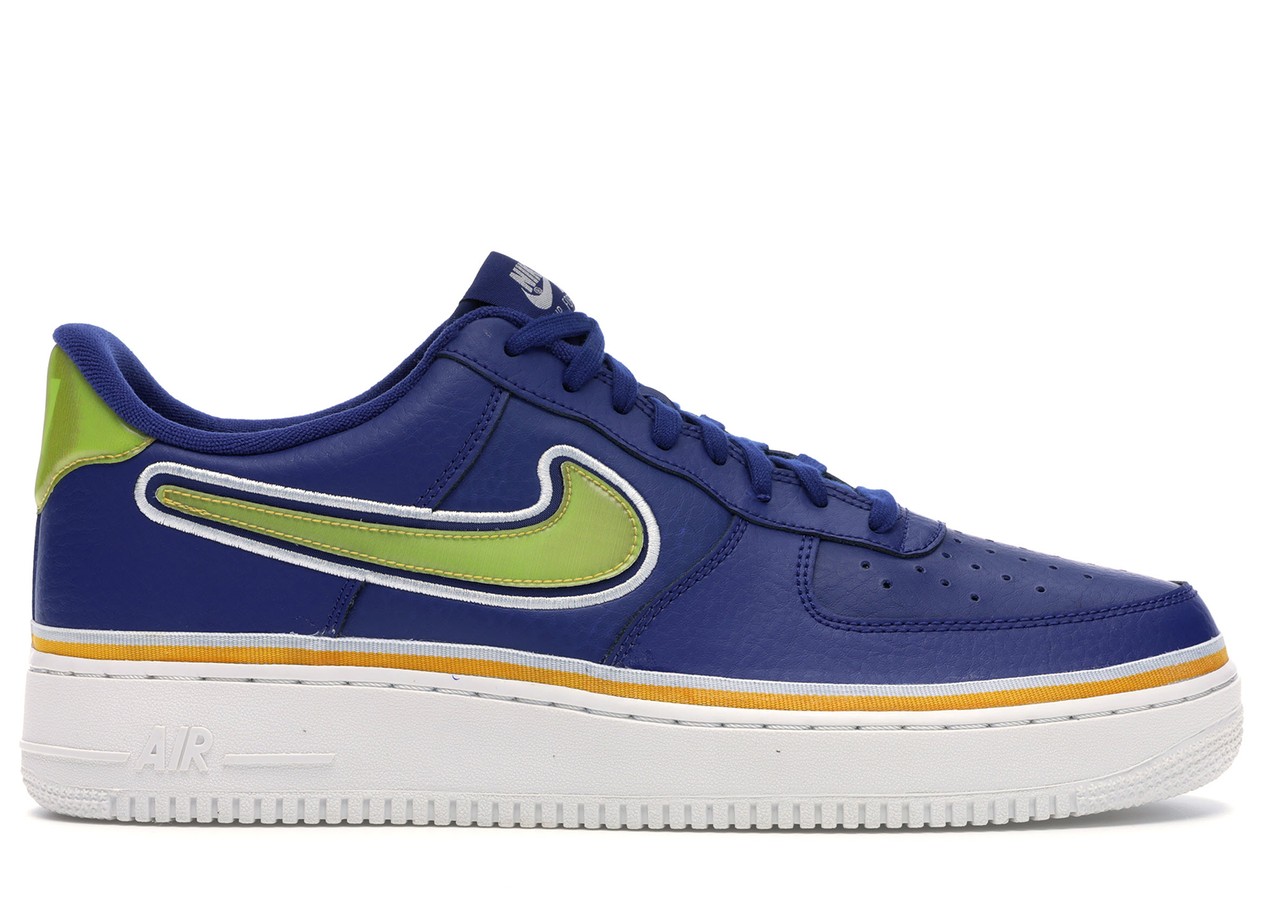 Nike Air Force 1 Low Sport NBA Deep Royal University Gold