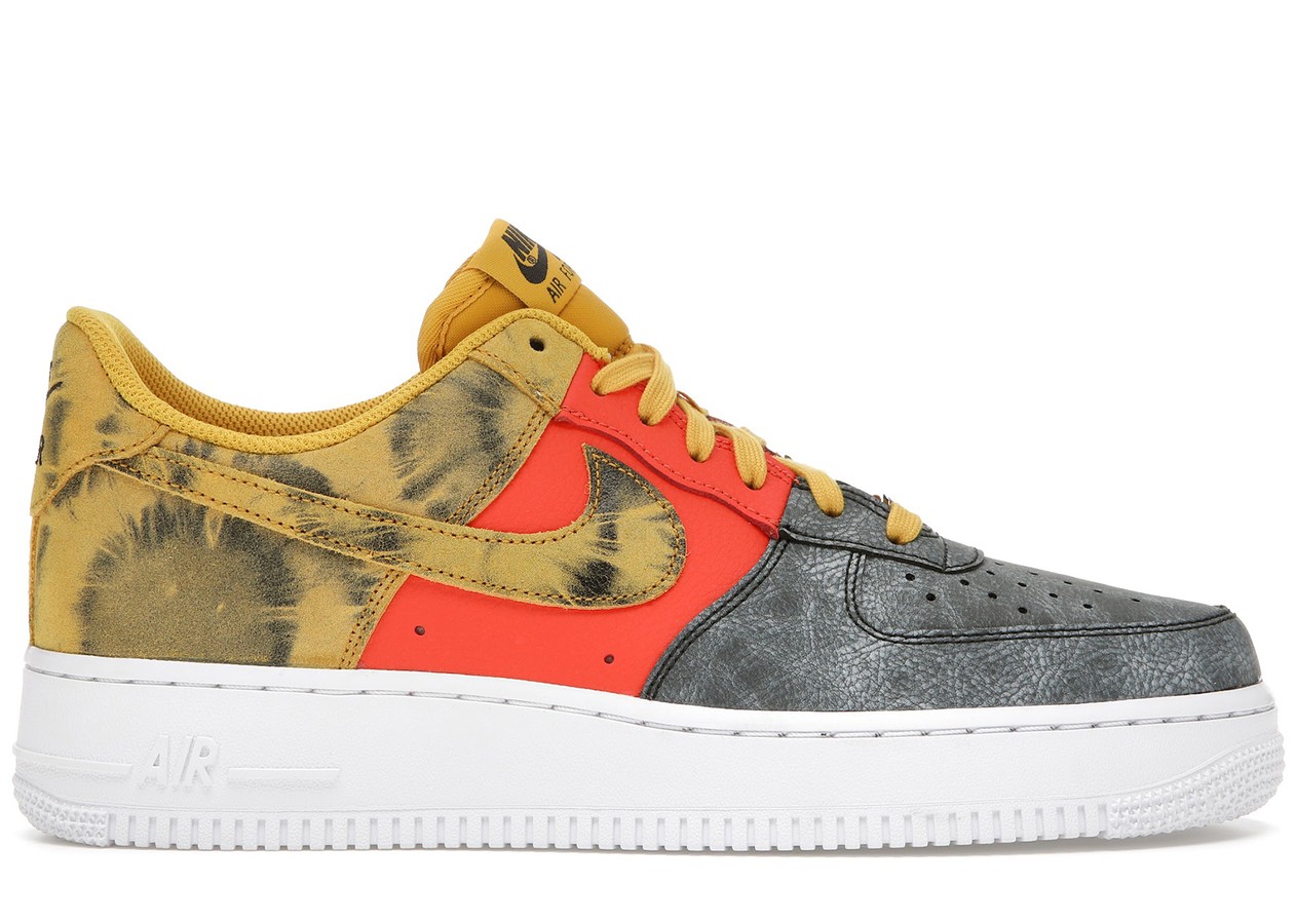 Nike Air Force 1 Low Tie Dye Dark Sulphur