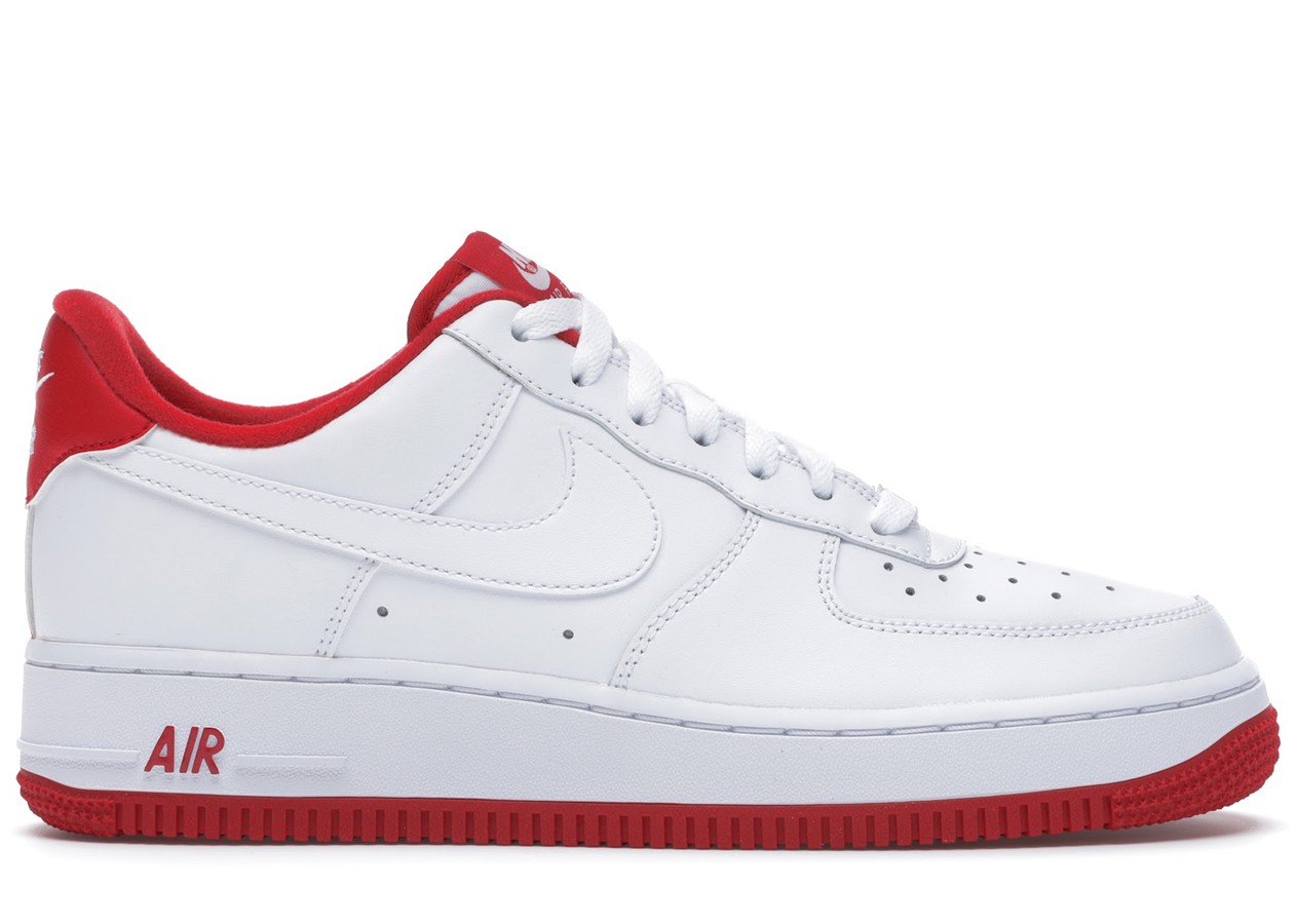 Nike Air Force 1 Low White University Red