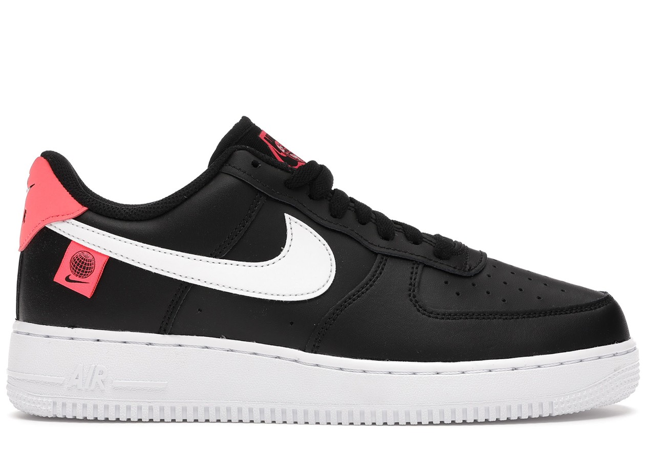 Nike Air Force 1 Low Worldwide Black Flash Crimson White