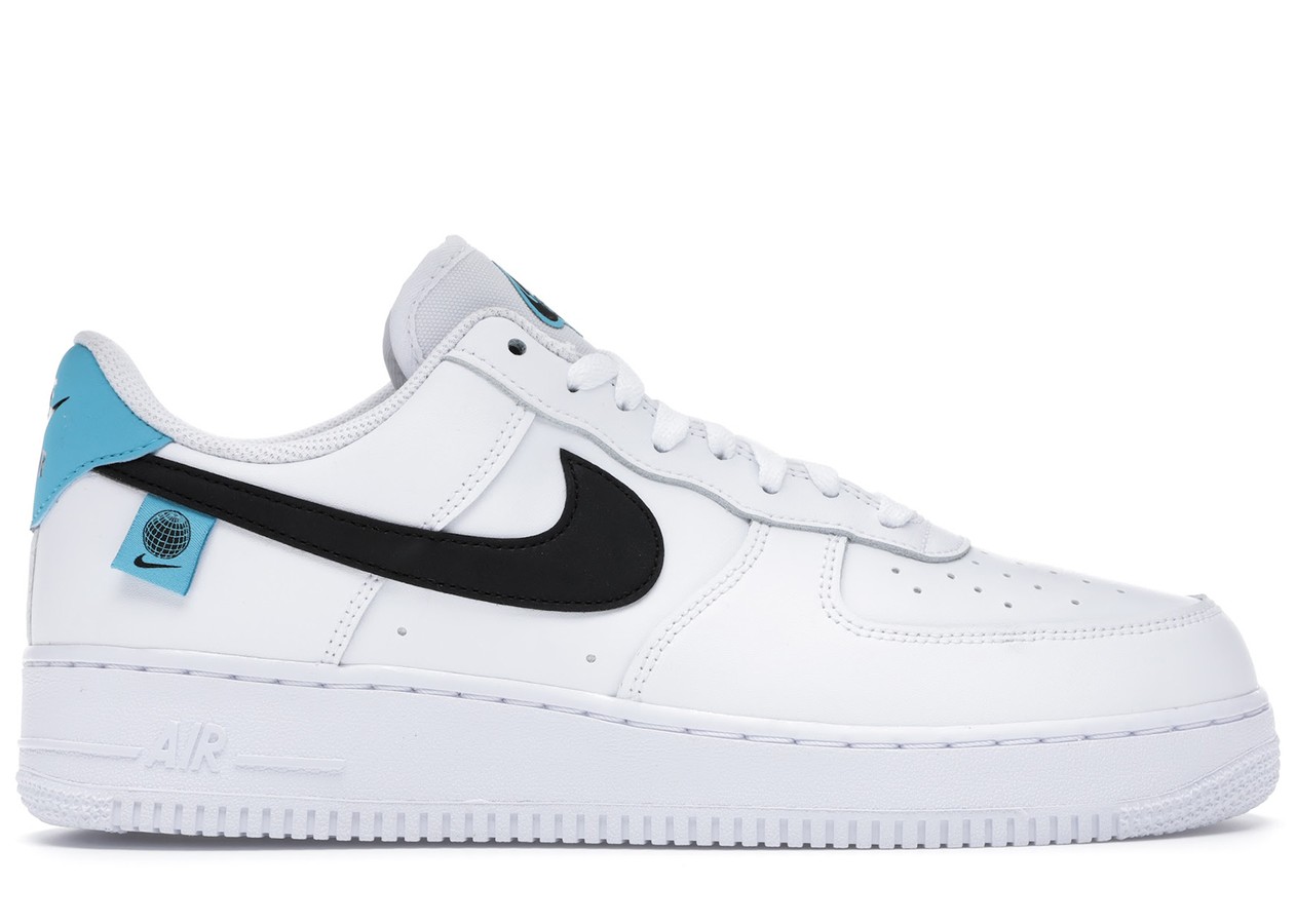 Nike Air Force 1 Low Worldwide White Blue Fury Black