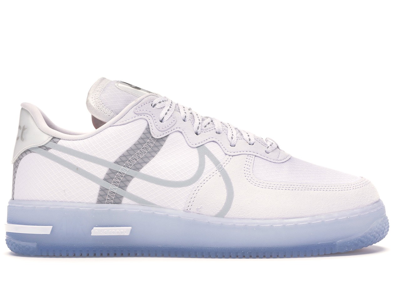 Nike Air Force 1 React White Light Bone