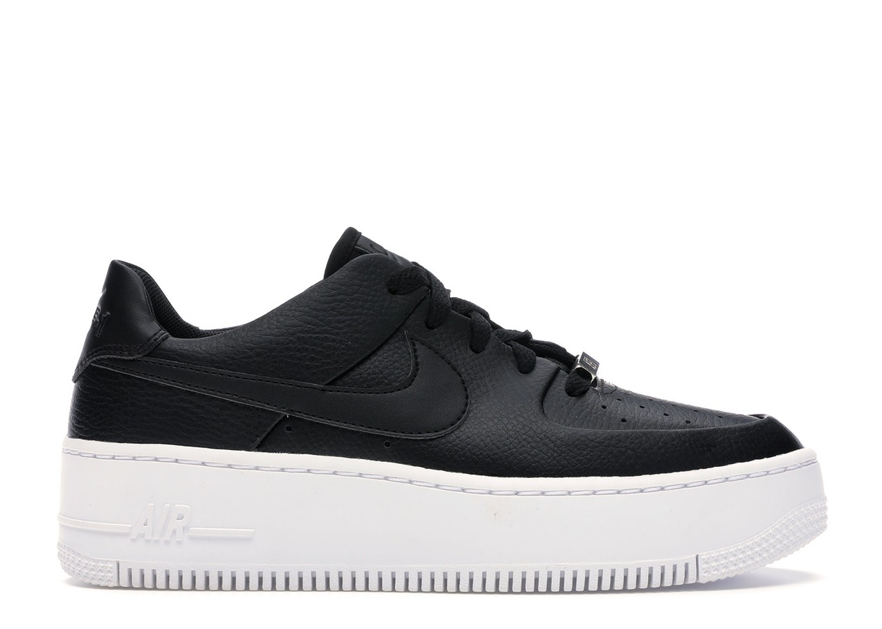 Nike Air Force 1 Sage Low Black White (W)