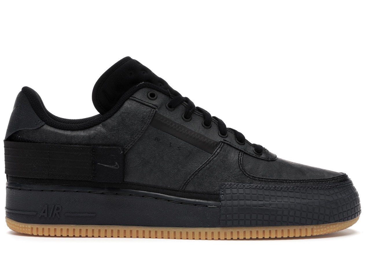 Nike Air Force 1 Type Black Gum