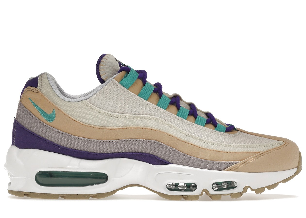 Nike Air Max 95 Air Sprung Sail Purple Teal