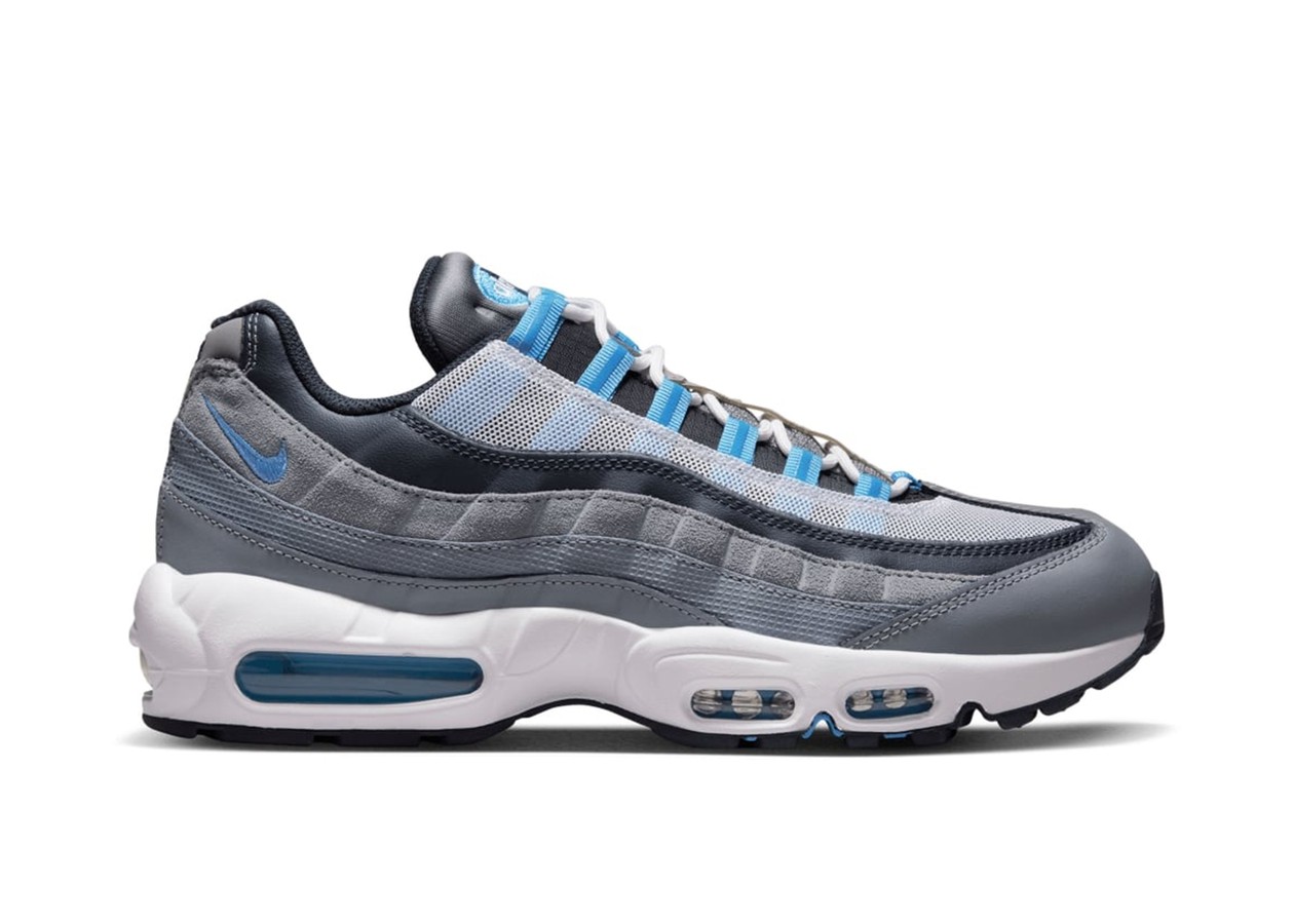 Nike Air Max 95 Cool Grey University Blue Dark Obsidian