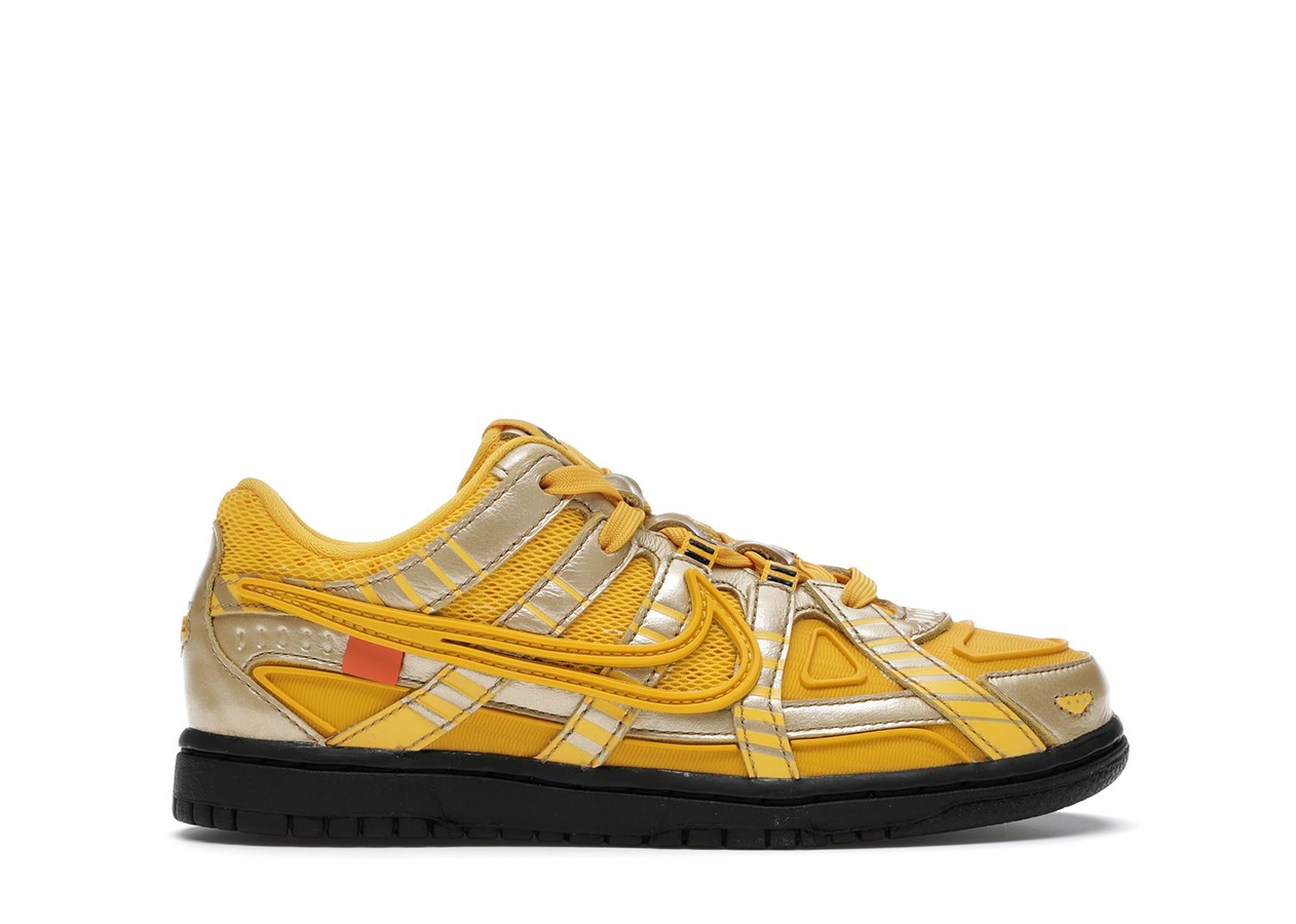 Nike Air Rubber Dunk Off-White University Gold (PS)