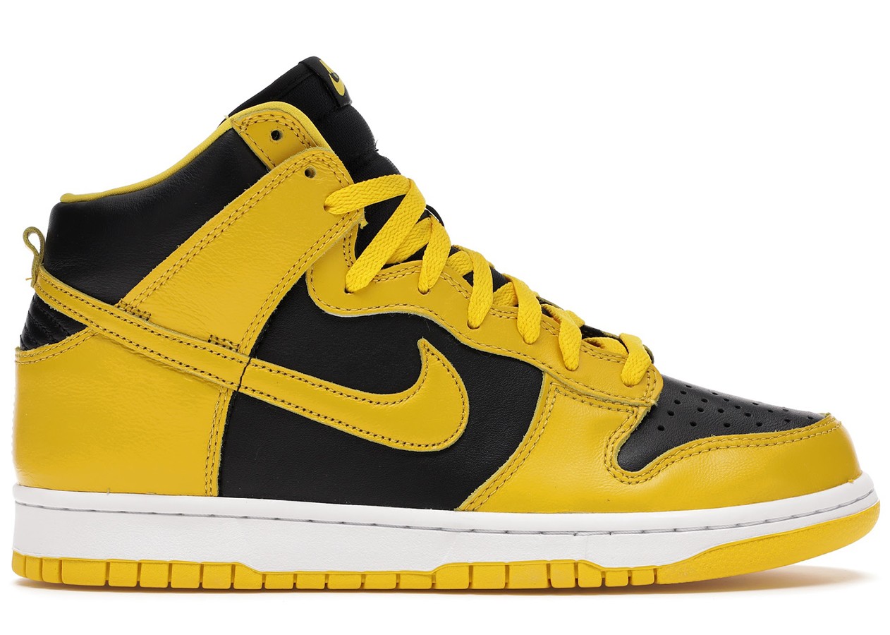 Nike Dunk High Black Varsity Maize