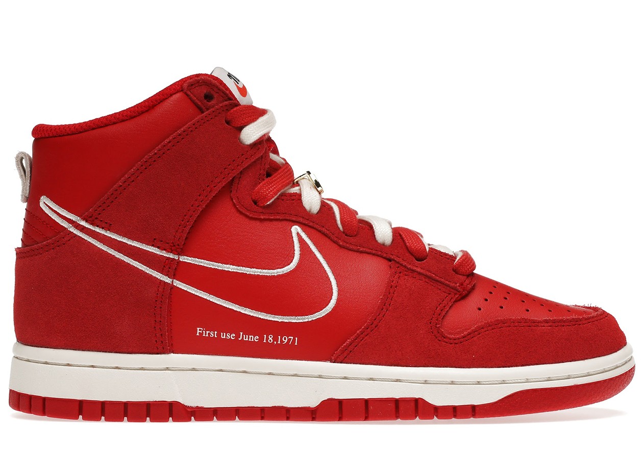 Nike Dunk High First Use Red