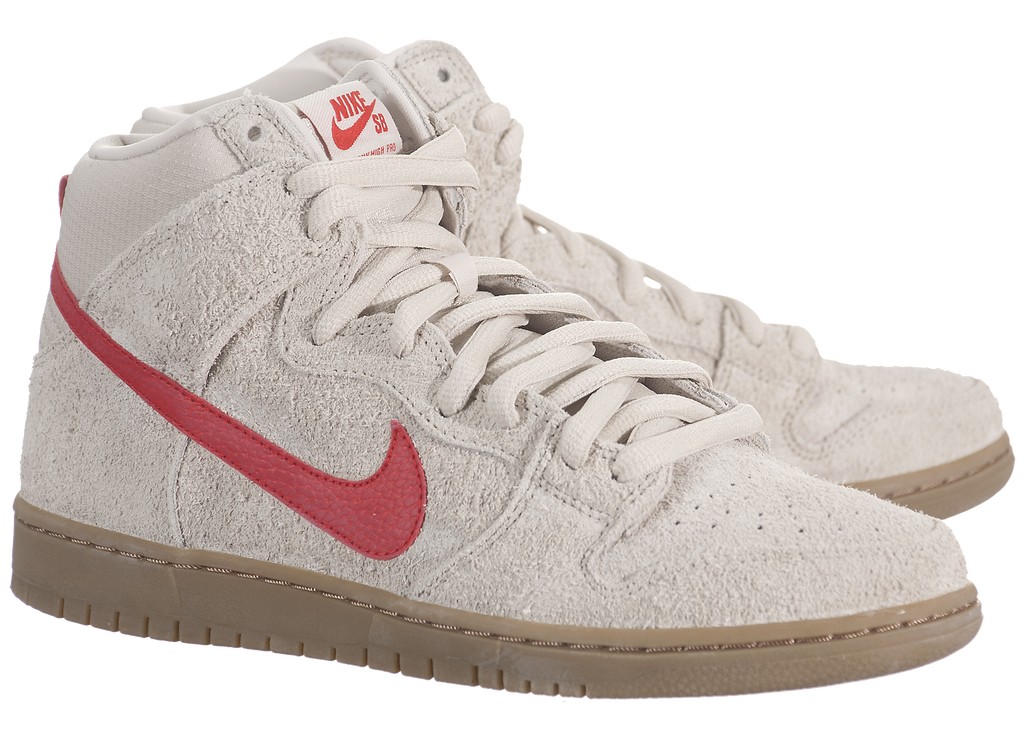 Nike Dunk High Pro SB Birch Hyper Red